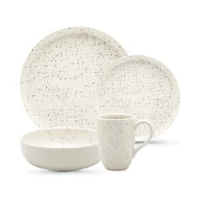 Aparelho De Jantar 16 Peças Flat Chuvisco Oxford