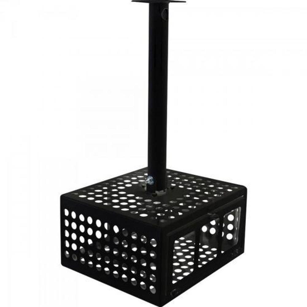 Suporte De Teto Com Inclinação Para Projetor Gaiola Preto Multivisão [f002]