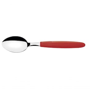 Kit 24 Colher Mesa Tramontina Ipanema Inox Vermelho