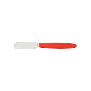 Espátula Para Manteiga Ipanema Com Lâmina Em Aço Inox E Cabo De Polipropileno Vermelho 2"