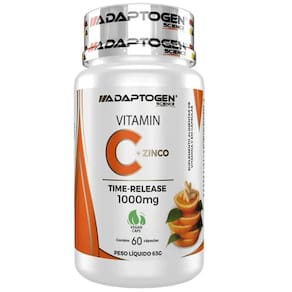 Vitamina C + Zinco 60 Caps Adaptogen Science