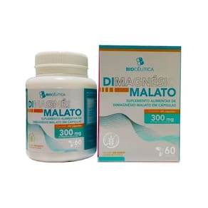 Suplemento Magnésio Dimalato 300Mg 60 Caps - Biocêutica