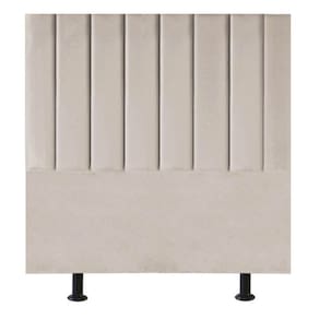 Cabeceira Estofada Cama Box Solteiro 90 cm Maisa Suede