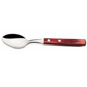 Kit 6 Colher De Mesa Inox Polywood Vermelha - Tramontina