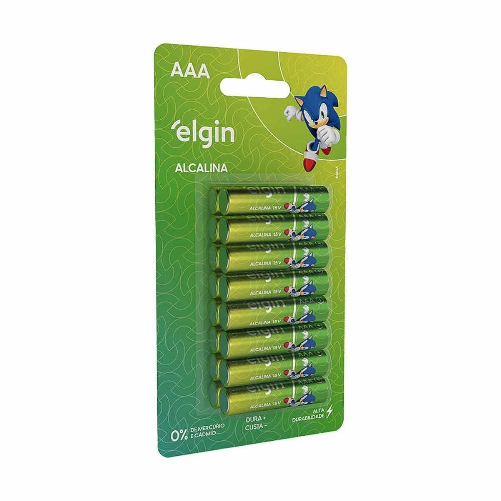Pilha Alcalina Pequena AAA Com 16 Unids. Ele000000082352 Elgin