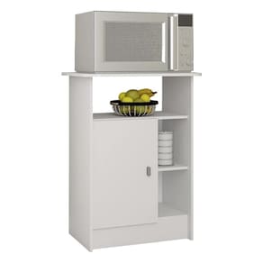 Fruteira Multiuso Gramado Cozinha Com 2 Portas E 1 Gavetas Branco Branco