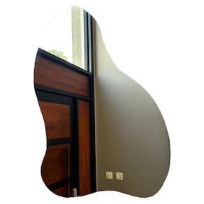 Espelho Orgânico Decor Lapidado 70x60 Grande Moderno