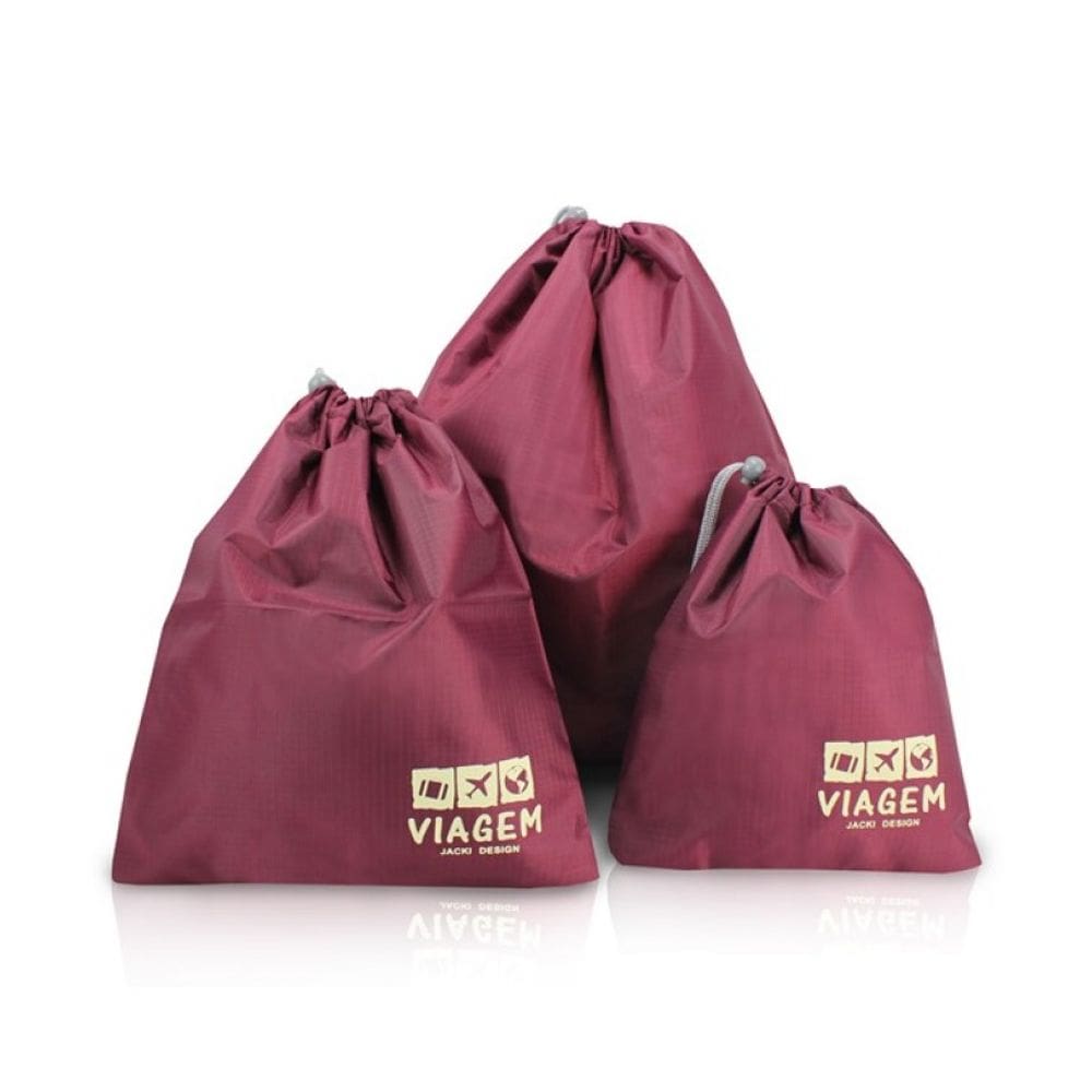 Kit Sacos Bolsas Viagem 3 Pc Jacki
