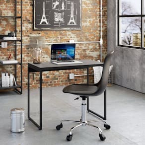 Escrivaninha 90cm Dynamica Compace Preto Onix
