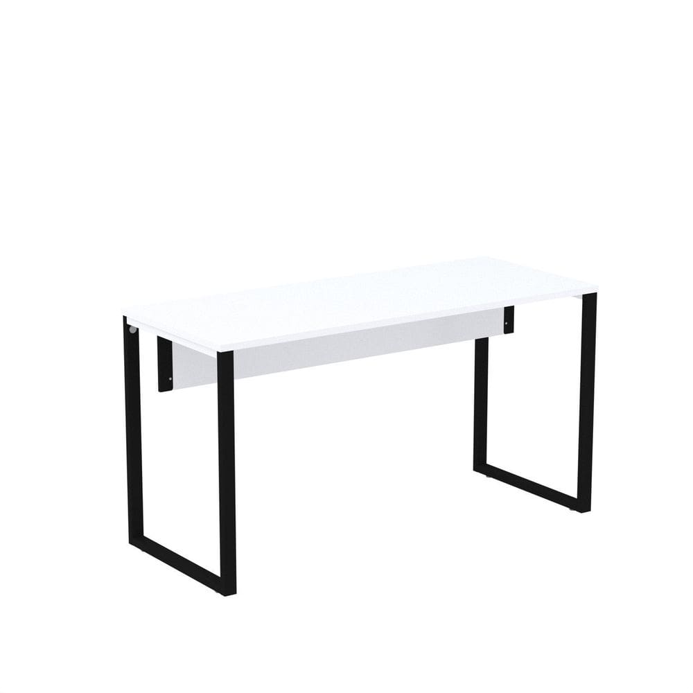 Mesa Madeira 134 X 60cm M134/60p25tub Branco/Preto