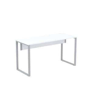 Mesa Madeira 150 X 60cm M150/60p25tub Branco/Cinza