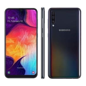 Usado: Samsung A50 128 GB Preto - Sem Face Id / Touch Id