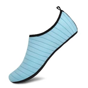 Sapatilha de Neoprene Reforçada Areia Mar Beach Tennis Azul Claro - 42-43
