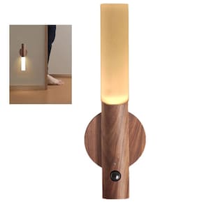 Luminaria Bastao LED USB Bateria Recarregavel Luz Noturna Inteligente Sensor Movimento Presença Iluminaçao Automatico Base Magnetica Decoraçao