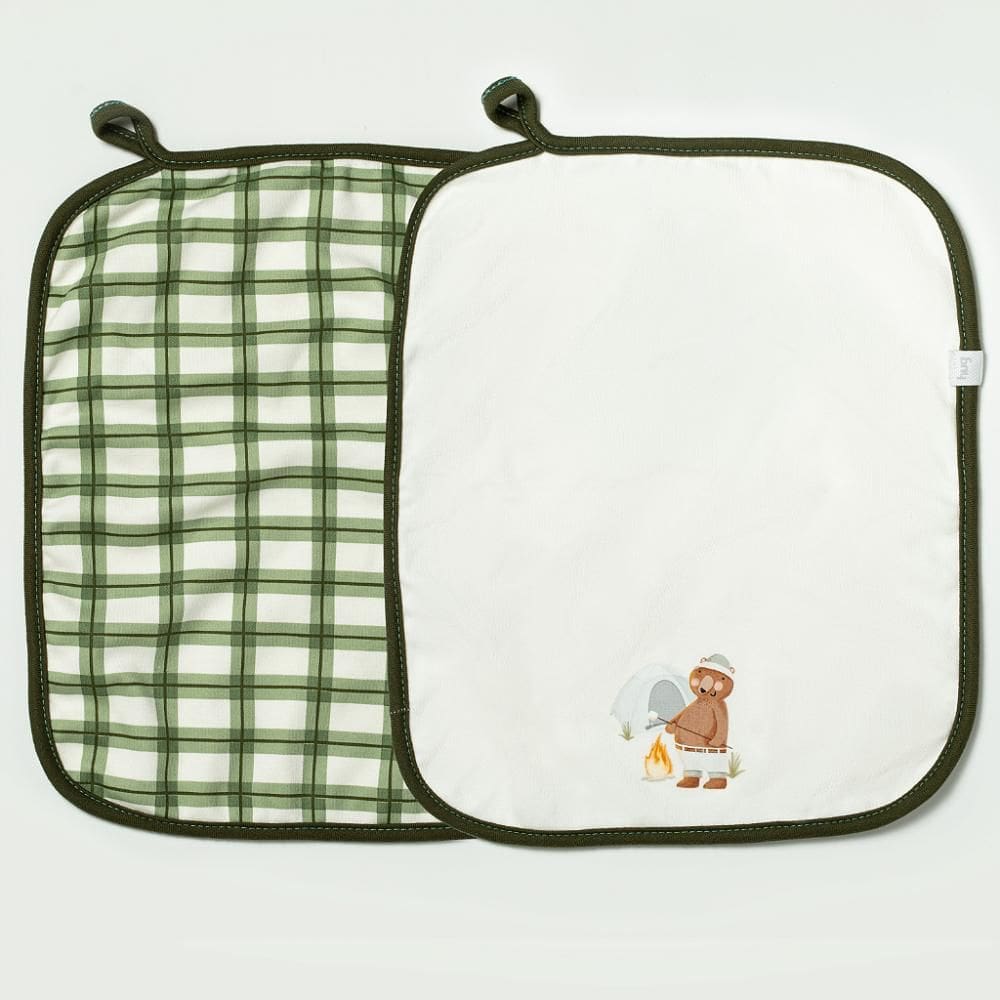 Kit Com 2 Babinhas Hug Camping Verde Musgo