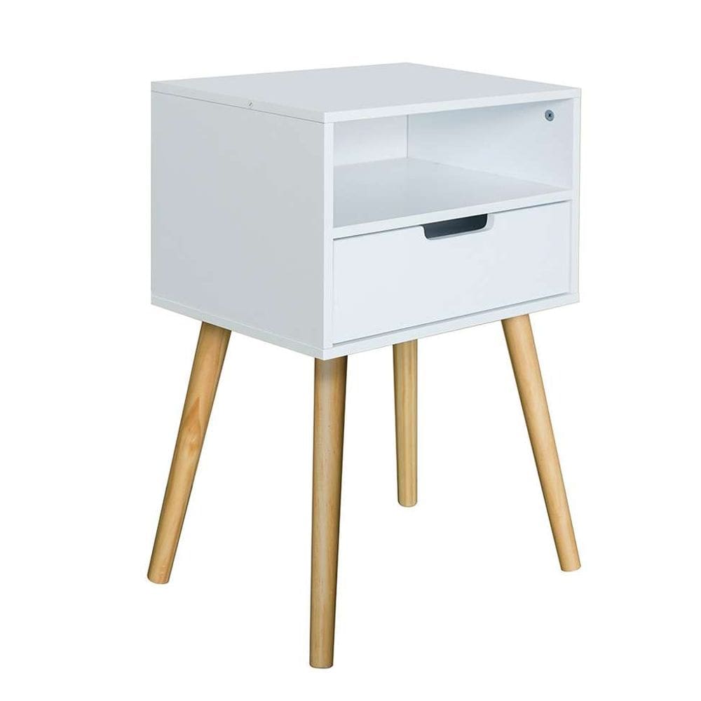 mesa de cabeceira amália 1 gtv branca e l