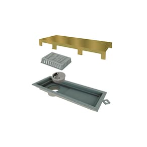 Ralo Linear Elleve Tiny 2921 25Cm Com Tampa Gold