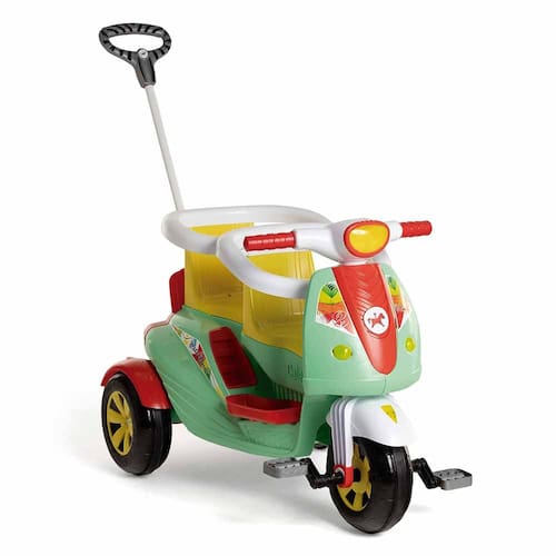 imagem-Triciclo de Passeio e Pedal - Moto Duo Color - Calesita