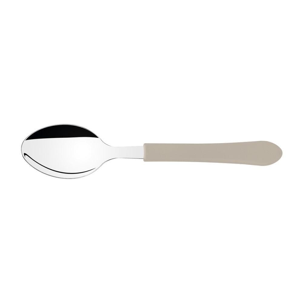 Kit 12 Colher De Mesa Tramontina Leme Inox Cinza