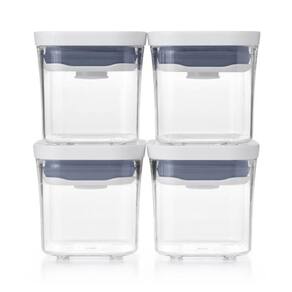 Conjunto Com 4 Potes Quadrados Pop 2.0 Oxo