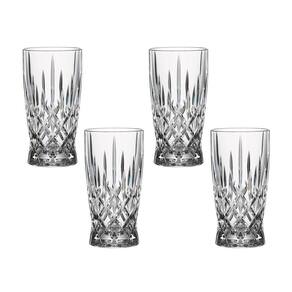 4 Copos Altos Noblesse Em Vidro Cristal 250ml Nachtmann