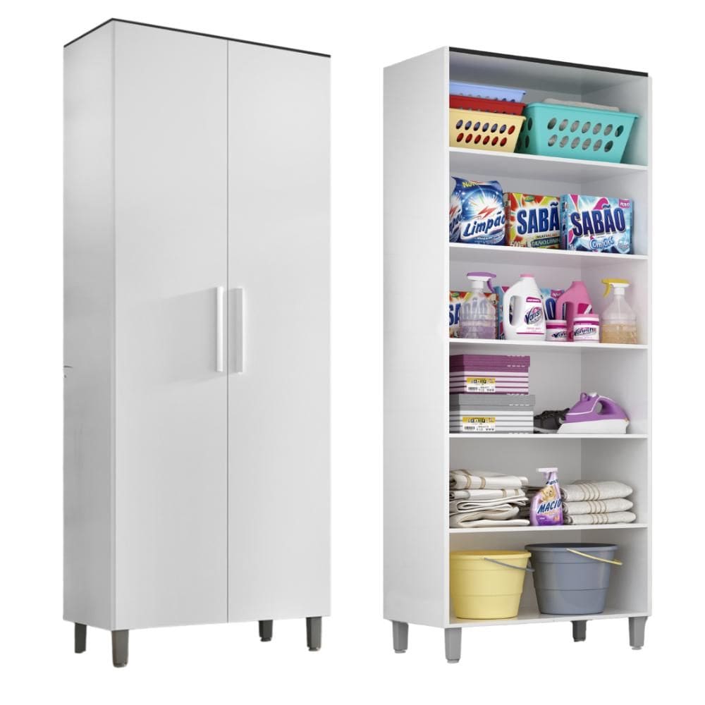 Armario Lavanderia Melissa 2 Pts 2,24m | Casas Bahia