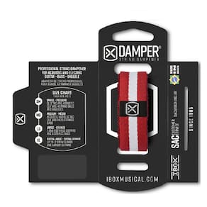 Damper / Abafador Ibox Md Poliéster Vermelho Listra Dkmd10
