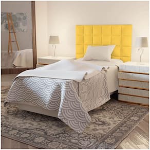 Cabeceira Quadrada Estofada Roma P02 140 Cm Casal Corano
