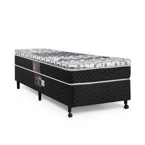 Cama Box + Colchão Castor Solteiro Class One Face Tecnopedic 96x203x52cm