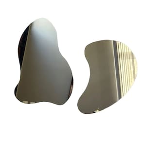 Kit 2 Espelho Decorativo Orgânico Lapidado 70x50cm Moderno