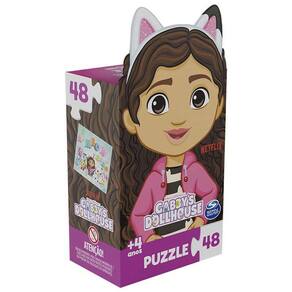 Puzzle Gabby`s Dollhouse 48 Peças Embalagem Especial - Grow
