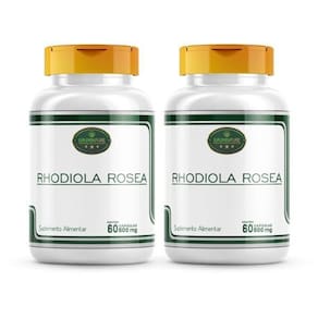 Rhodiola Rosea 120 Cápsulas 500 Mg 2 Frascos Premium
