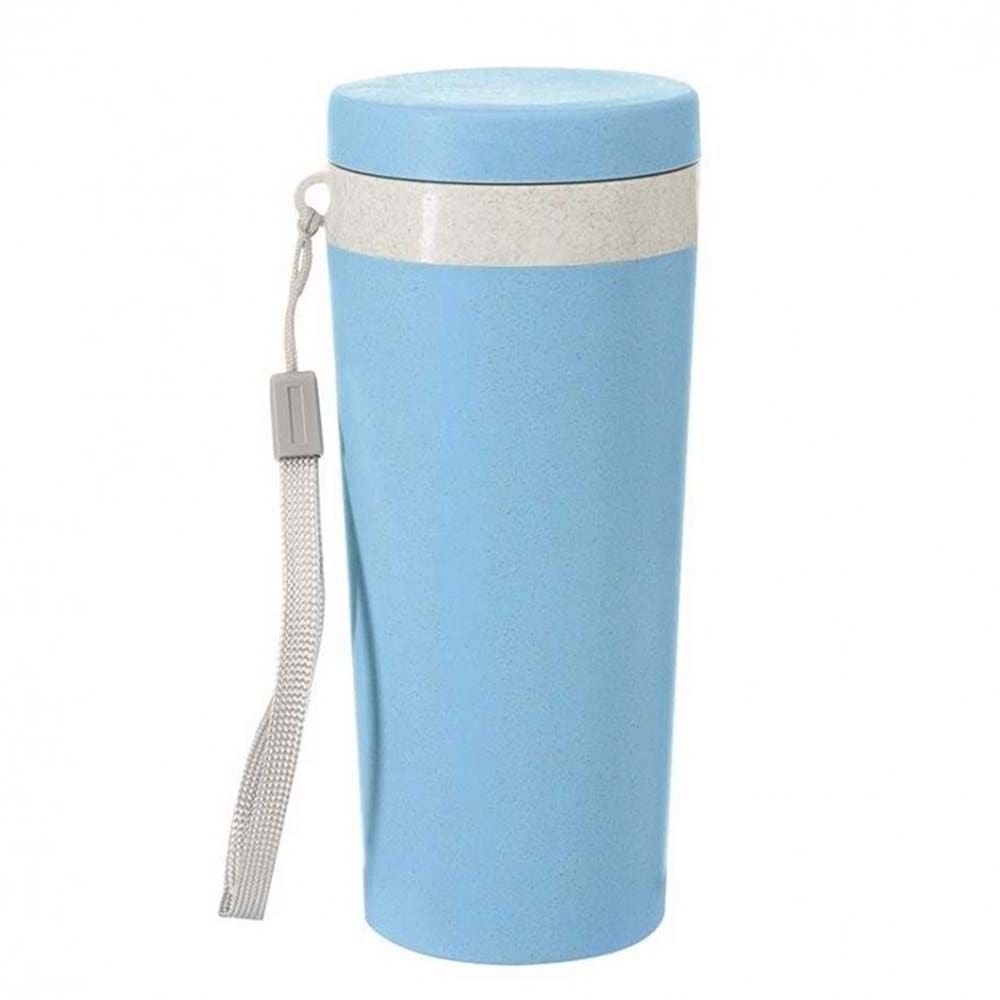 Garrafinha Com Tampa Bambu 350Ml