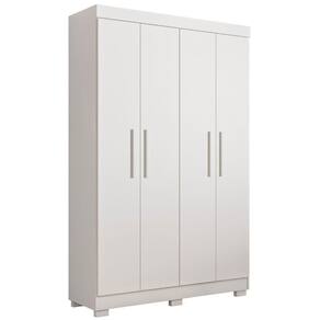 Guarda Roupa Roupeiro Flórida 4 Portas 3 Gavetas Tigus Baby Branco