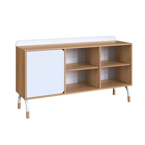 armário de escritório flexus 1 pt 1 gv hanover e branco