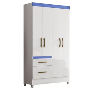 Guarda Roupa Solteiro Madri 4 Portas e 2 Gavetas - Moval