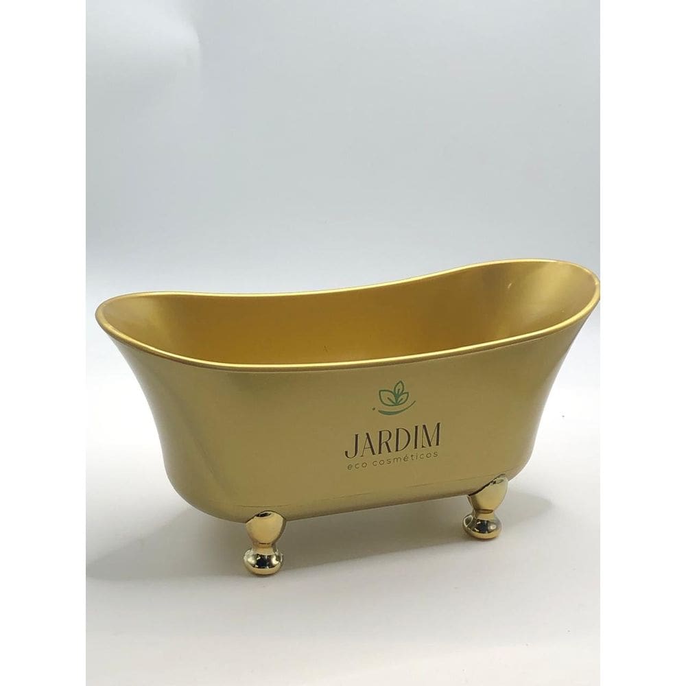 Mini Banheira Dourada 18Cm-Jardim