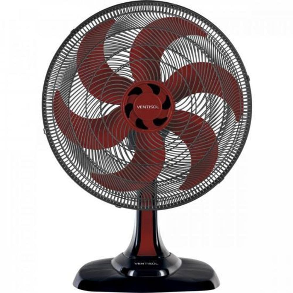 Ventilador de Mesa Ventisol Turbo 6 50cm Vermelho 220v [F002]
