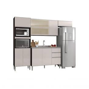 Cozinha Aline Chocolate/off White - Poquema