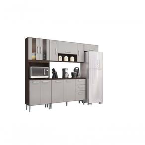 Cozinha Lavínia Chocolate/off White - Poquema