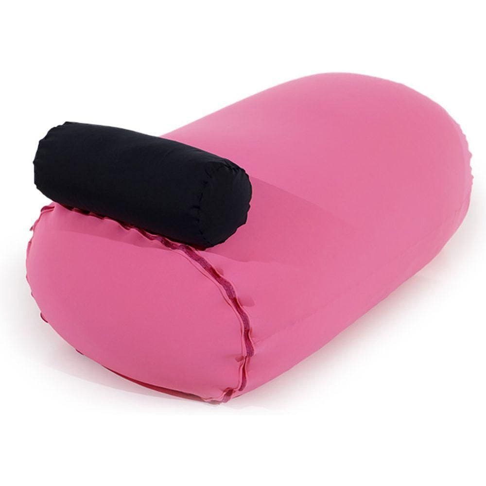 Puff Kevin Puff Com Apoio De Cabeça Feito Em Tecido Poliamida Pink