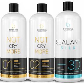KIT PROGRESSIVA Not Cry More E SELAGEM SILK 3D BÓRABELLA 1L