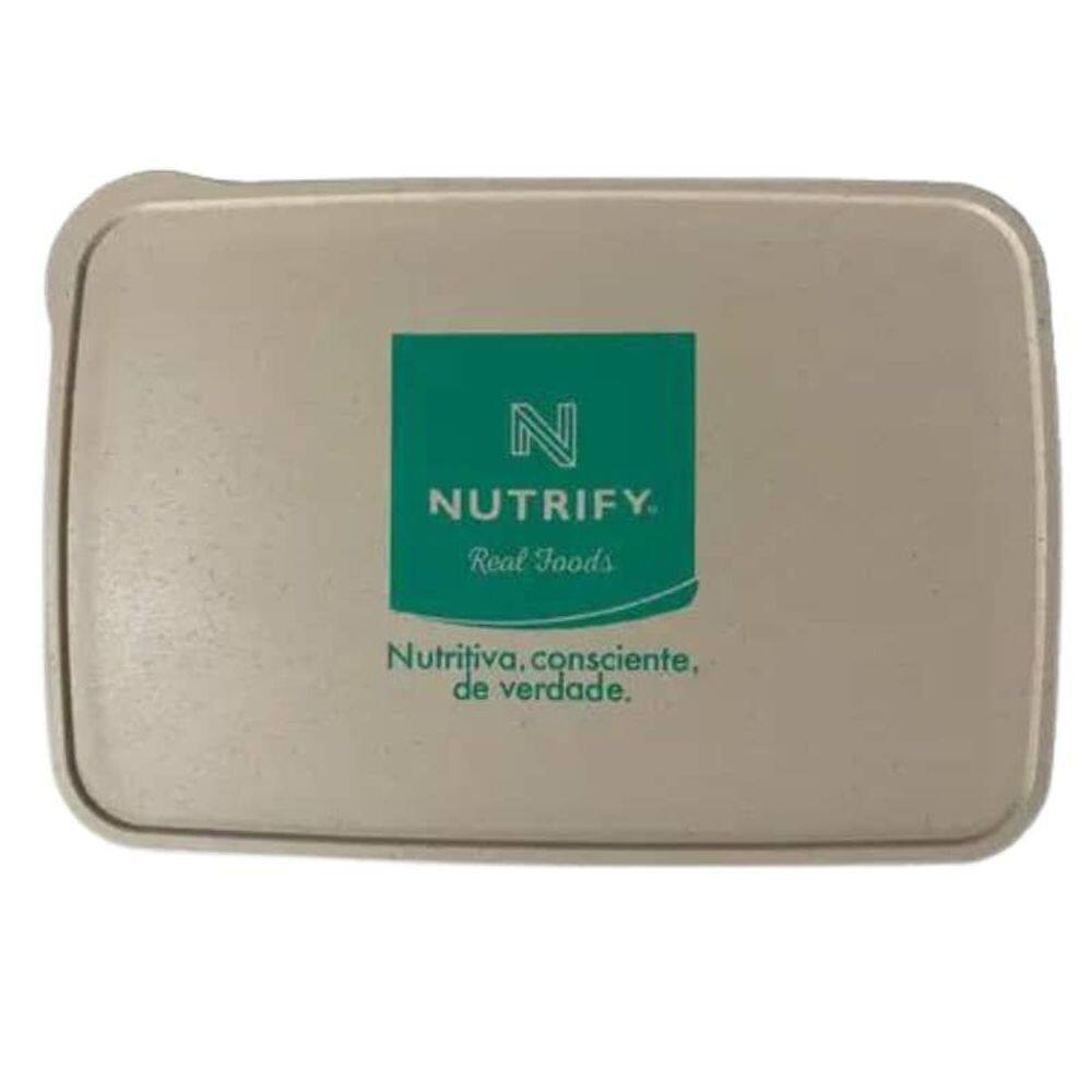 Marmita Fibra de Bambu (c/ Talheres) Nutrify