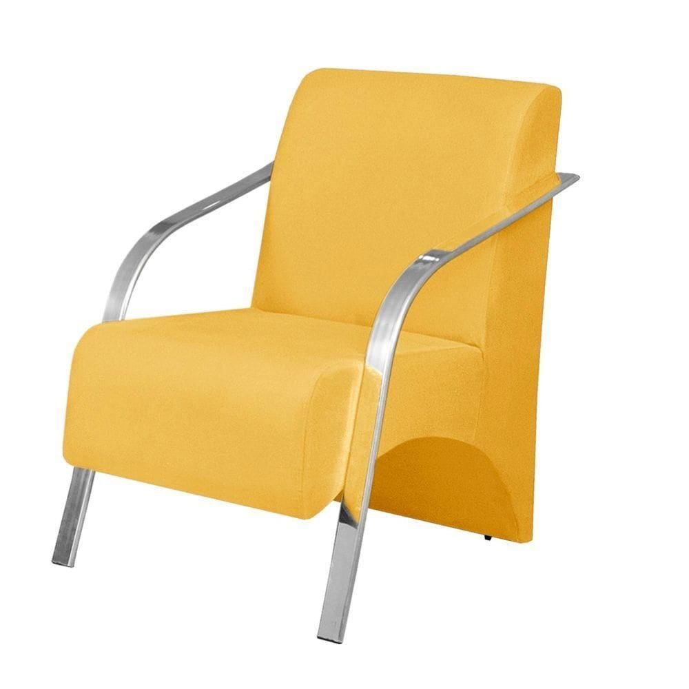 Poltrona 1 Lugar Braço Alumínio