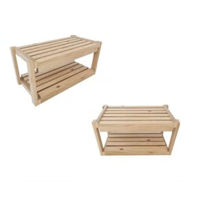 Kit Com 2 Estantes Dupla Organizadore De Calçados Exclusiva