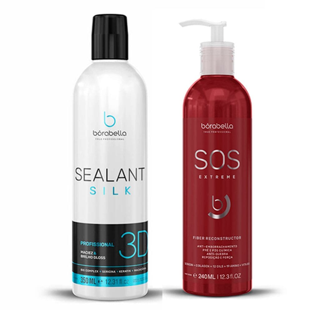 Kit Selagem Sealant 3D 350ml e SOS Extreme 240ml Bórabella