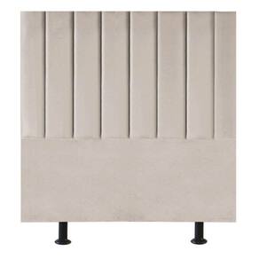 Cabeceira Estofada Cama Box Casal 140 cm Paolla Suede