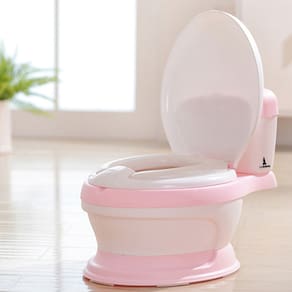 Troninho Desfralde Lorben Com Assento Redutor Privadinha Pinico Infantil Menina Rosa