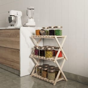 Suporte Porta Temperos/Condimentos Multifuncional Cozinha
