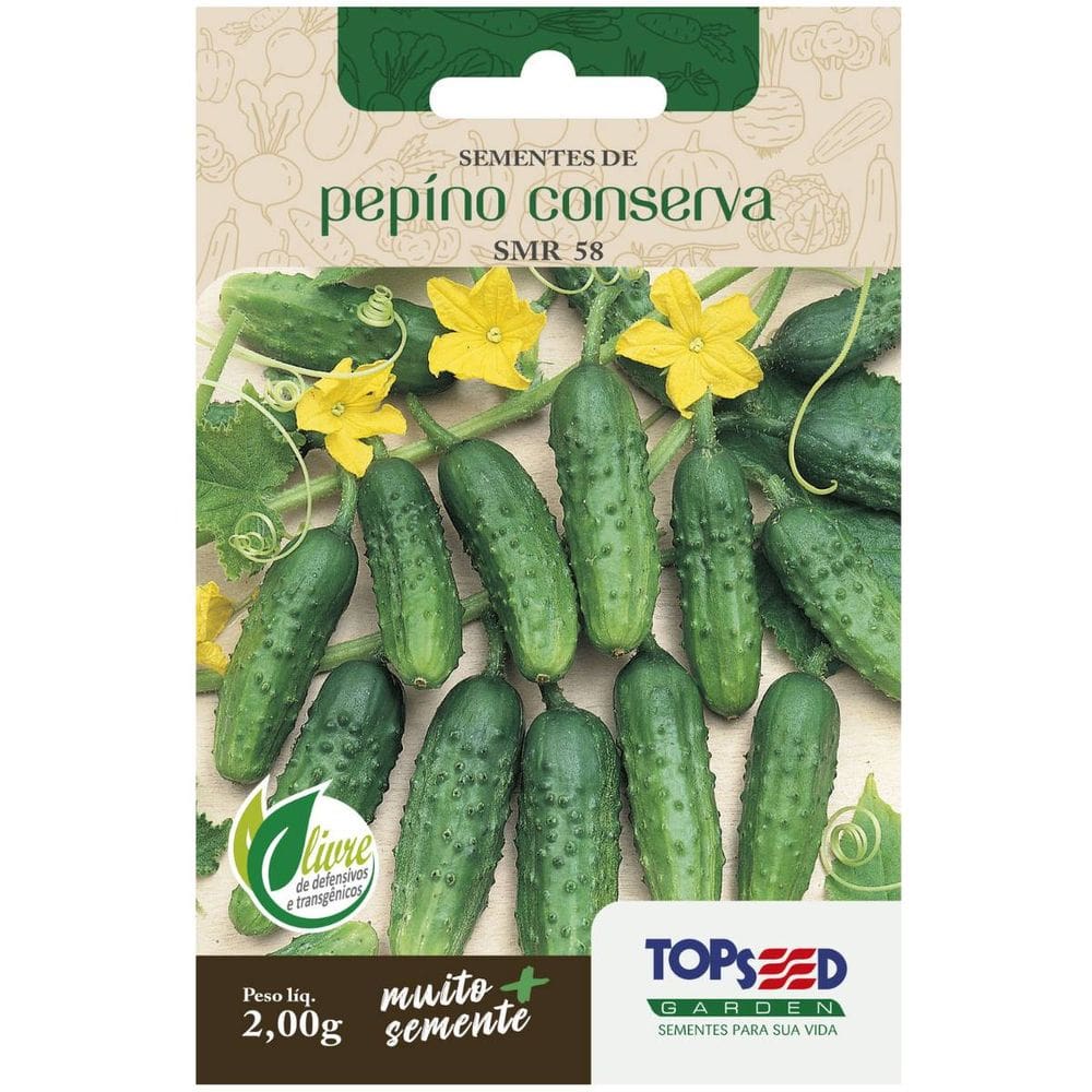 Sementes de Pepino (Para Conserva) TOPSEED